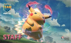 Pokémon Team Challenge Spring 2021 Playmat - STAFF Pikachu